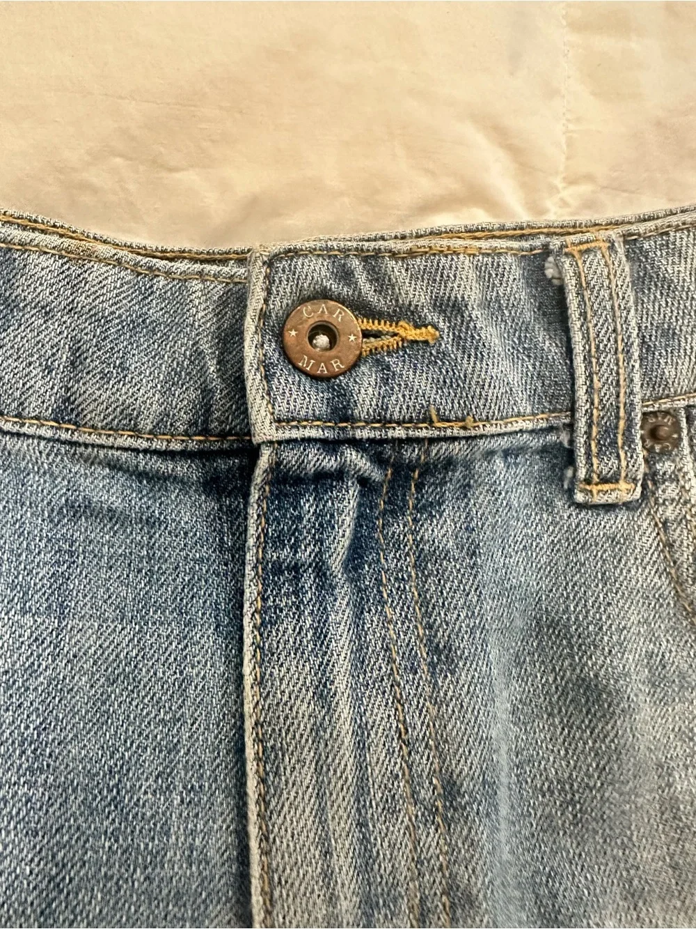 Carmar Light Wash Fringe Denim Shorts | Festival • Concert • Western